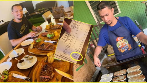 Peniaga burger viral rupanya hidup mewah, pernah makan Tomahawk RM1,000?