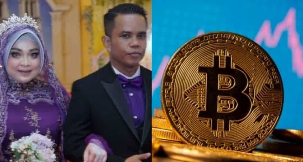 Pengantin perempuan terima hantaran 2 keping Bitcoin bernilai lebih RM450 Ribu