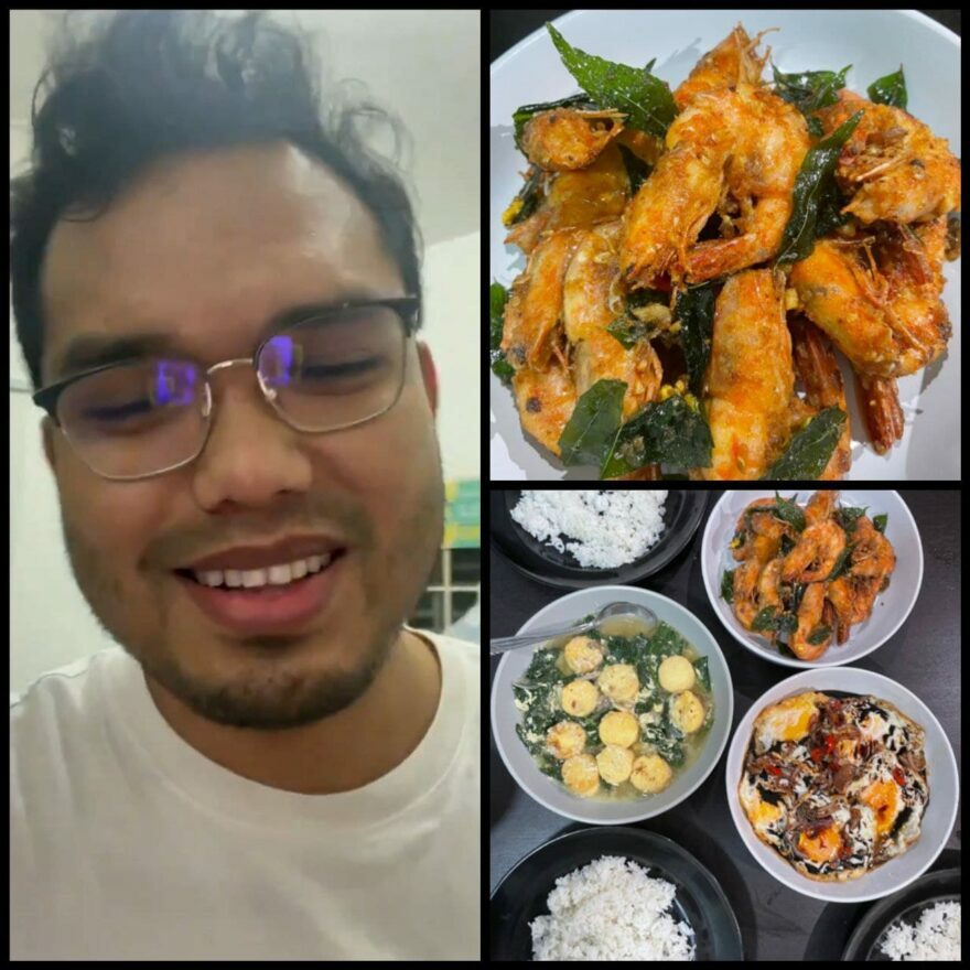 Share masakan sahur, “untung housemate Khairulaming makan sedap setiap hari”