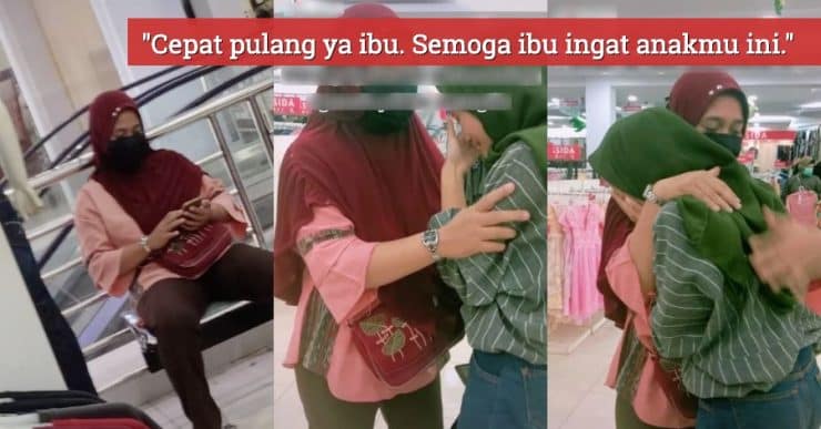 Sebak nampak wanita mirip ibu sendiri, minta izin nak peluk kerana terlalu rindu