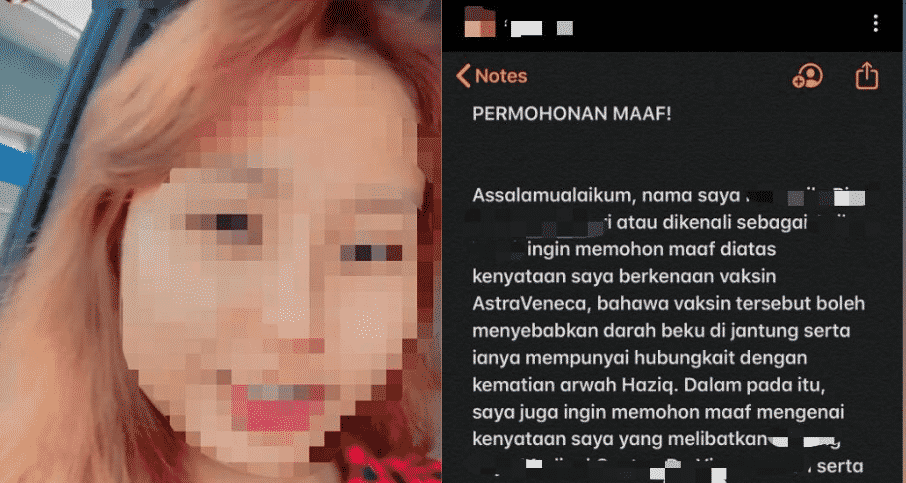 Dikecam netizen akibat sebar berita palsu vaksin, seorang wanita tampil mohon maaf