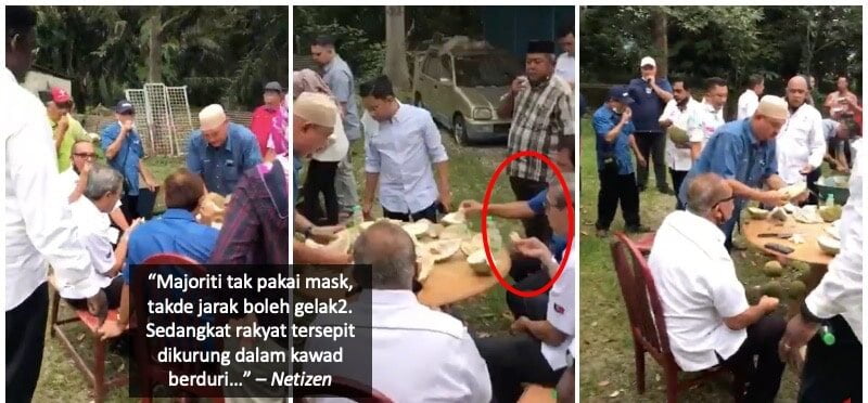 Video makan durian beramai-ramai tular, netizen dakwa MP Batu Pahat turut terlibat?