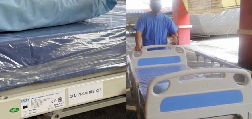 Neelofa sumbang 15 katil elektronik kepada Hospital Melaka, doktor ucap terima kasih