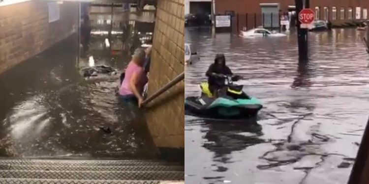 New York dilanda banjir, keadaan bandar yang kotor buat ramai jijik