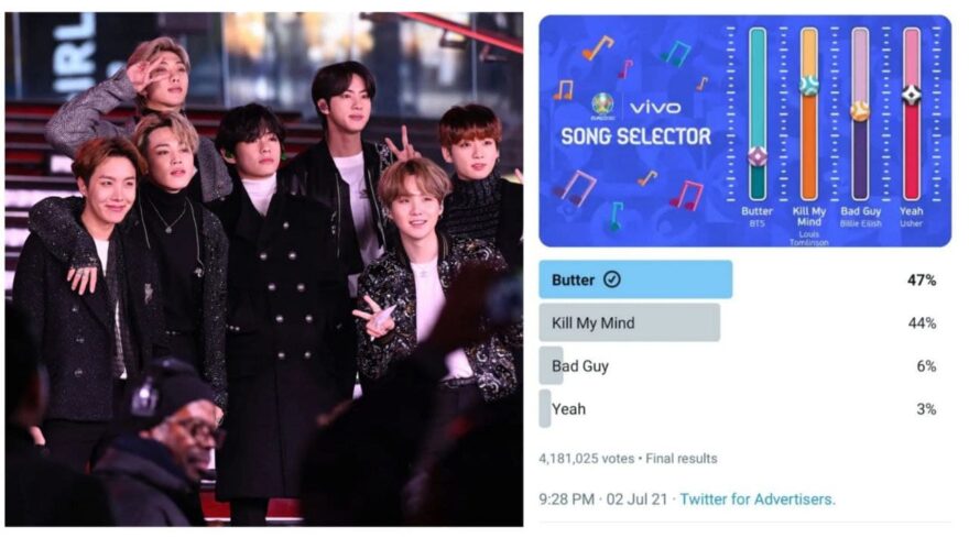 Netizen tak dapat terima hakikat, lagu BTS dipilih pada Final Euro 2020