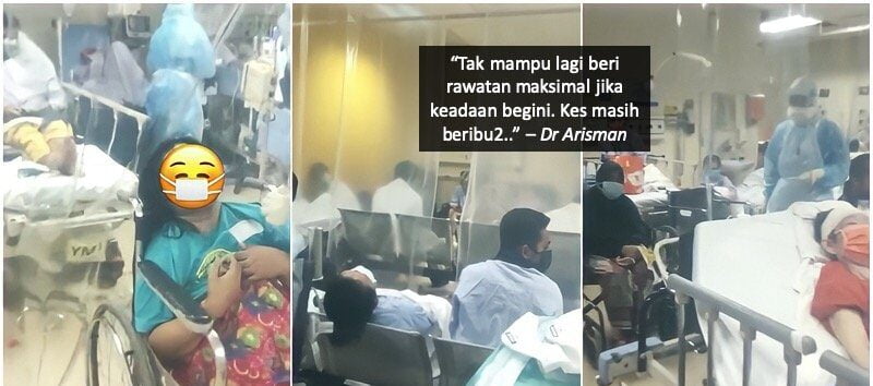 “Bukan di India, ini Malaysia!” – Doktor kongsi video, luluh hati tengok situasi terkini hospital di Lembah Klang