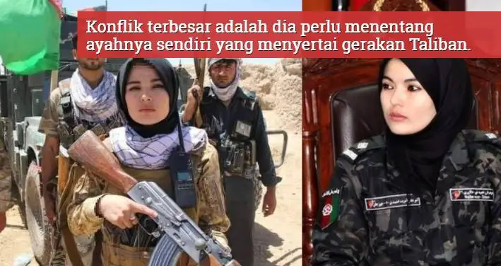 Kenali Najiba Noor Delawari, dilantik jadi Ketua Polis Daerah di Afghanistan seawal usia 25 tahun