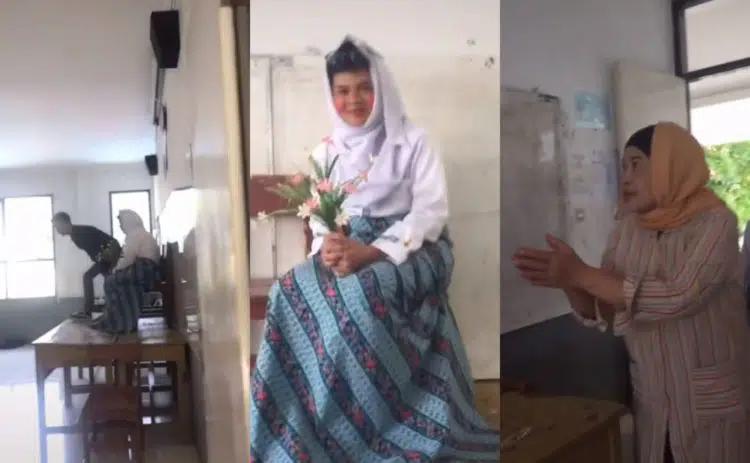 Murid main kahwin-kahwin dalam kelas, reaksi guru pula bikin berdekah!