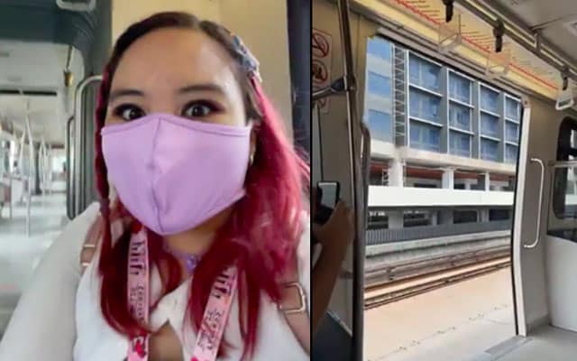 Tular video wanita panik naik LRT, tren bergerak laju tapi pintu tak tertutup lagi