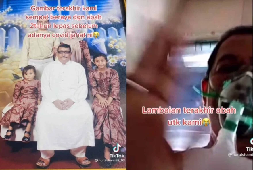 ‘Abah..Abah kena kuat’ – Menangis Video Call bapa, hasrat terakhir arwah minta anak ajar mengucap tertunai