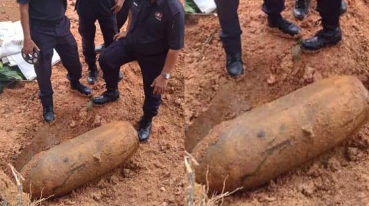 Bom tinggalan Perang Dunia Kedua ditemukan di Bera