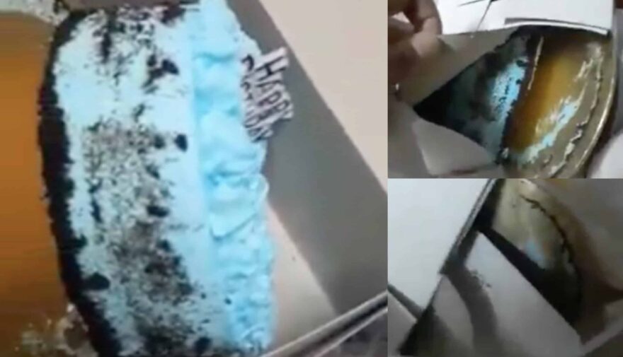 ‘Ugut’ nak viralkan sebab tak ada rasa, wanita kecewa pelanggan buang kek RM10 dalam tong sampah