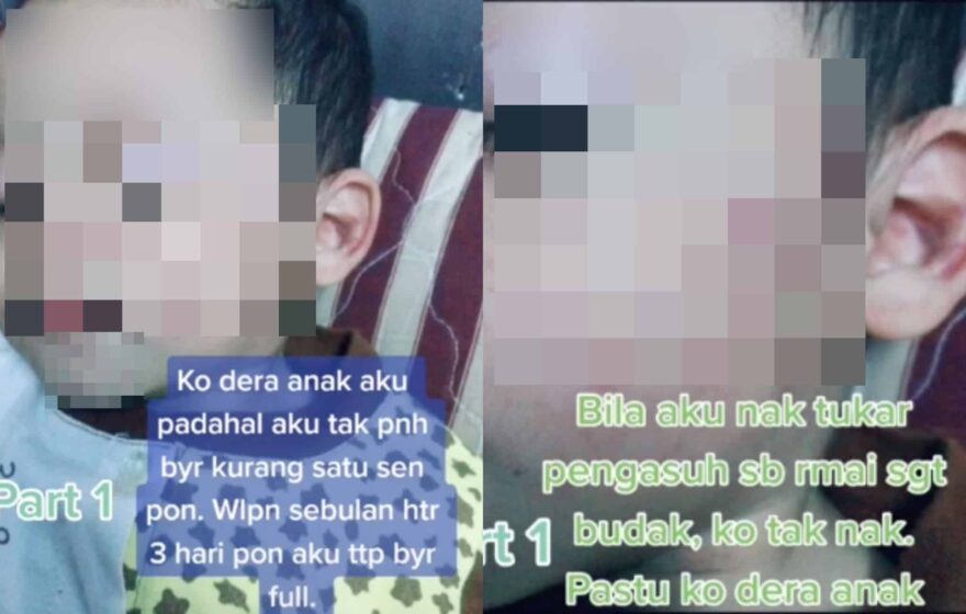 ‘Sampai mati aku tak maafkan’ – Wanita terkilan anak didera pengasuh, guna botol susu dah ‘berkerak’