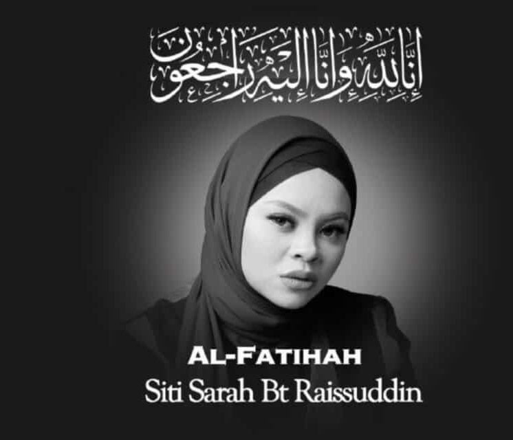 ‘Pengakhiran yang sungguh luar biasa..’ – Tangisi pemergian Siti Sarah, rakan artis luah rasa sebak