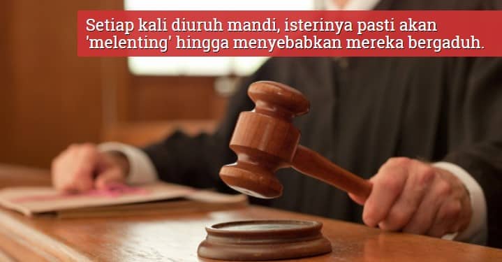 Akibat ‘malas’ mandi, suami nekad mahu ceraikan isterinya dengan talak 3