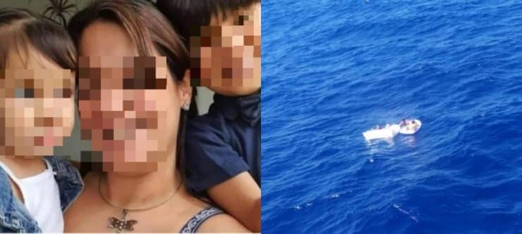 Bot terkandas di tengah laut, demi selamatkan anak, ibu sanggup minum air najis sendiri