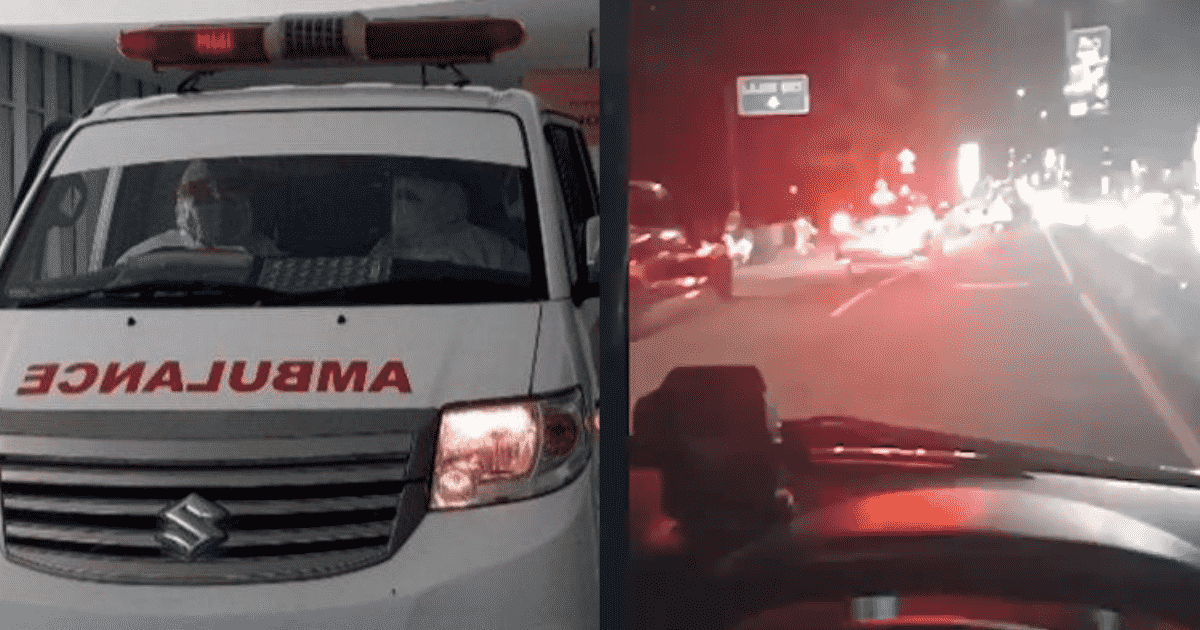 Gara-gara tersangkut dalam ‘jammed’, bayi meninggal dunia dalam ambulans