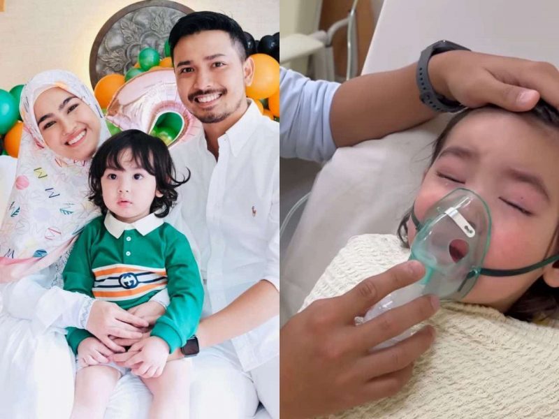 Anak Elfira Loy dijangkiti kuman di paru-paru