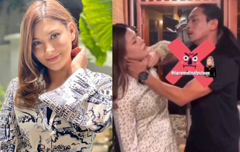 Dicekik betul-betul dalam lakonan, Mona Allen berang dengan Iqram Dinzly