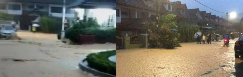 30 buah rumah terjejas banjir kilat di Bukit Antarabangsa