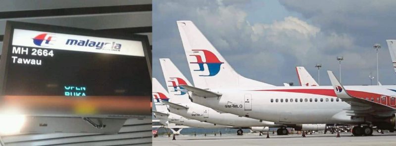 Flight MH2264 dari KLIA-Tawau terjunam, heboh hingga ke akhbar China