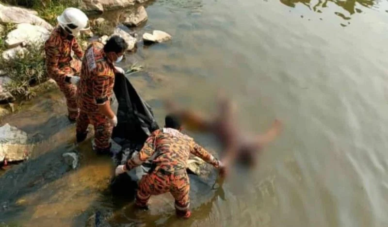 Mayat lelaki tanpa pakaian ditemui terapung di sungai