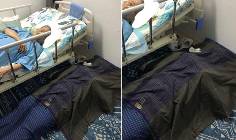 Setia jaga ibu terlantar sakit, lelaki meningggal dunia di sebelah katil ibu