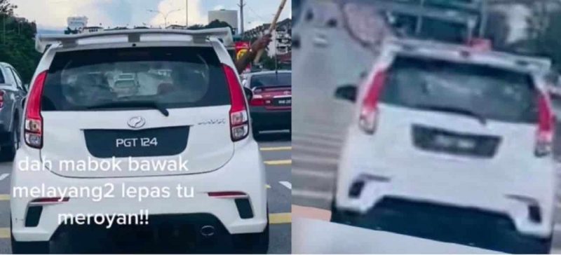 Polis buka siasatan ke atas pemandu Myvi putih lakukan ugutan