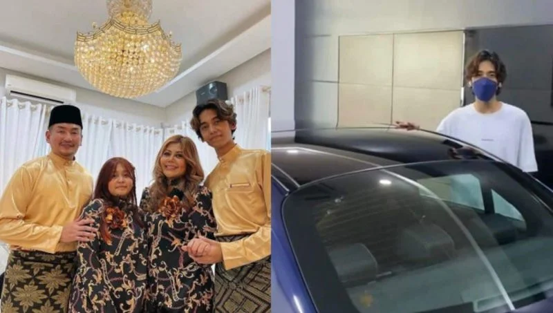 Sempena hari lahir ke 18 anak sulung, Dato AC Mizal & isteri hadiahkan kereta Mercedes-Benz