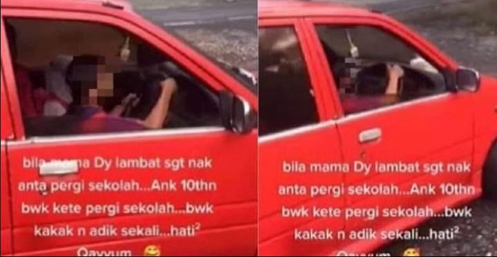 Padah bila muat naik video anak memandu di Tik Tok