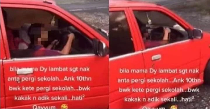 Padah bila muat naik video anak memandu di Tik Tok