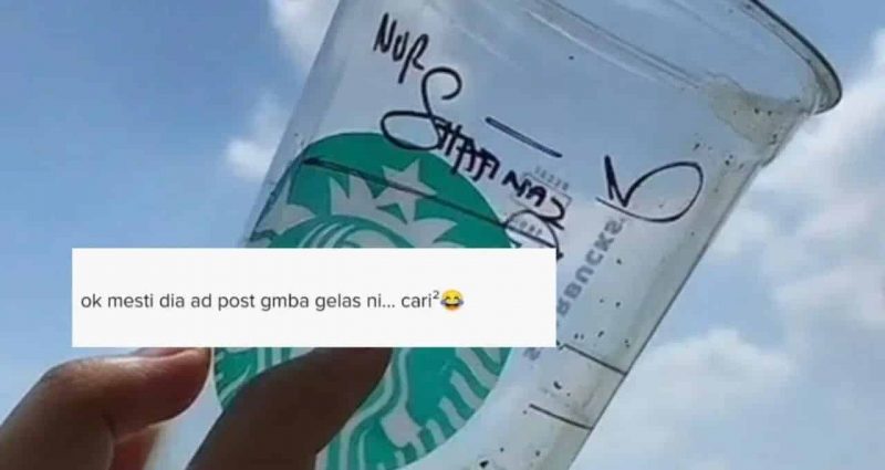“Nasib takde gambar muka” buang gelas merata, netizen cari ‘Shafinaz’