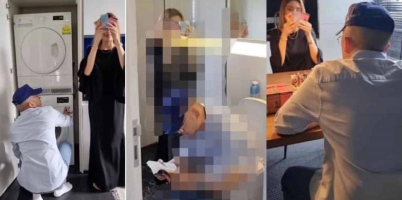 Netizen tegur Caprice dan isteri buat contet tak jaga aurat ‘aksi di tandas nak tunjuk juga ke?’