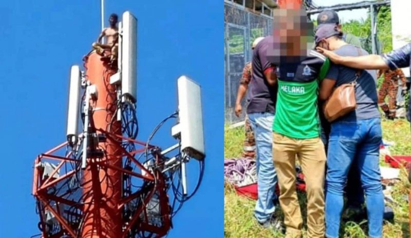 Pemuda cuba bunuh diri, panjat menara telekomunikasi