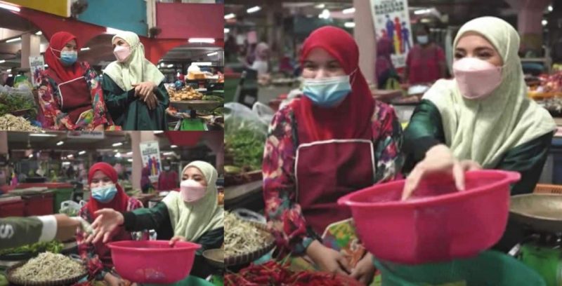 Mahu rasai pengalaman berniaga di Pasar Siti Khadijah, Fazura gembira akhirnya impian terlaksana