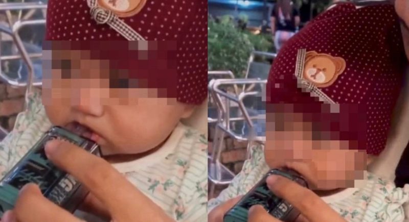 Lelaki suap ‘pod’ vepe ke mulut bayi terima makian netizen