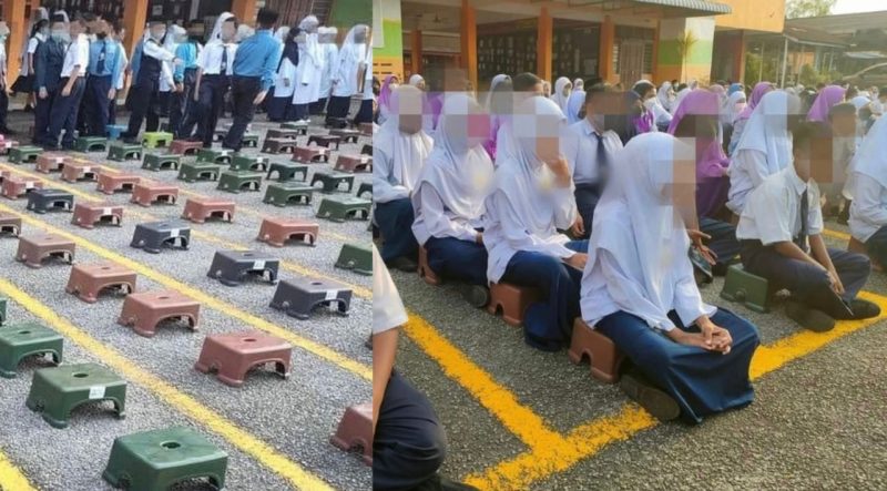 Sedia kerusi waktu perhimpunan, ramai anggap sekolah terlebih manjakan pelajar?