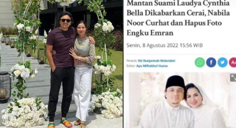 Tular media Indonesia keluar kenyataan berita Engku Emran & Noor Nabila bercerai?