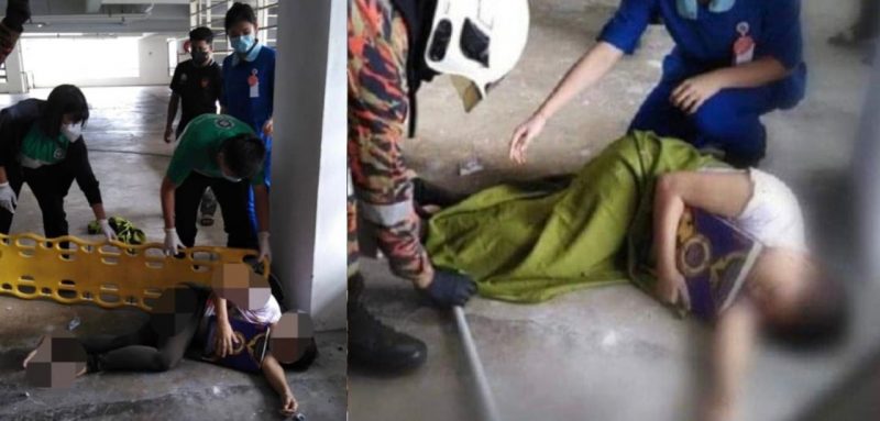 Wanita dakap Al-Quran, cedera terjatuh tingkat 19 apartmen