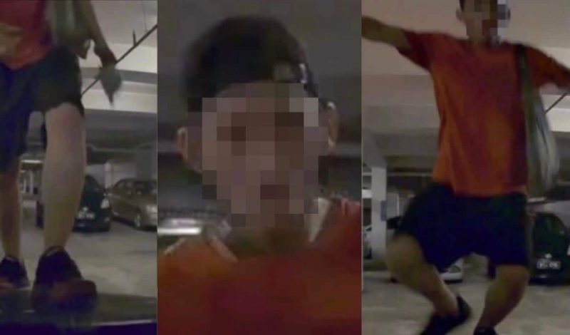 Sembur pemadam api & cabut CCTV, idintiti lelaki berkelakuan pelik di Tamarind Square sudah dikenal pasti