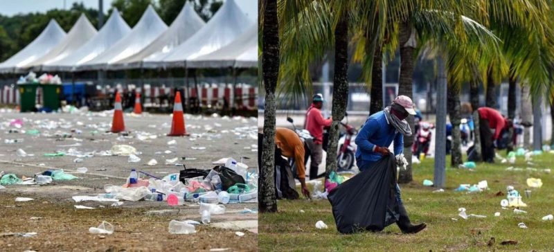 Program permotoran di Terengganu, ramai kecewa pengunjung gagal uruskan sampah sarap