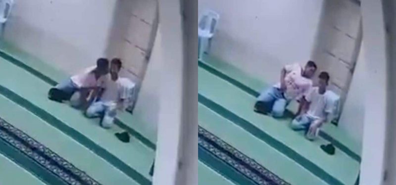 [Video] Jijik! aksi dua lelaki bercium dalam surau bangkit kemarahan netizen