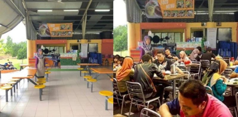 Kedai makan tak laku, wanita minta edit gambar macam kedai viral buat ramai sebak