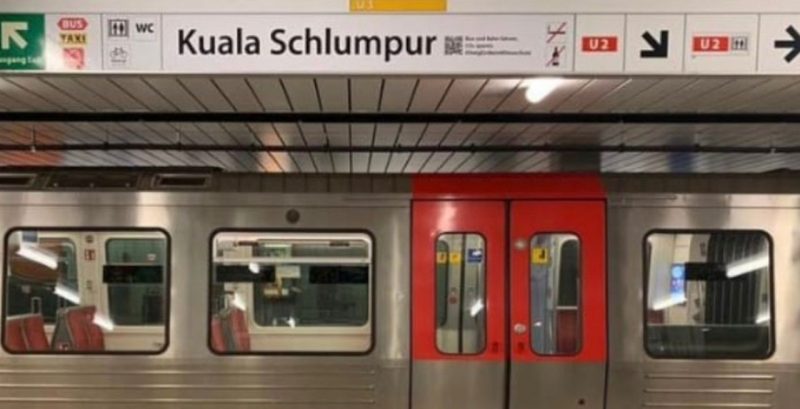 Untuk 3 hari, Jerman tukar nama stesen kereta apinya kepada Kuala Schlumpur