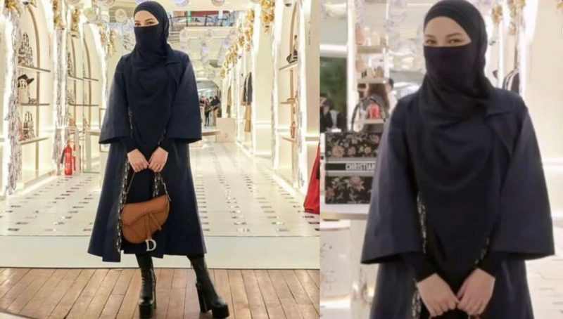 Imej Neelofa berskirt undang persoalan netizen, “lain macam fesyen purdah sekarang”