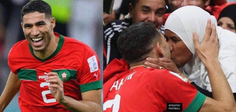 Tular foto Achraf Hakimi cium ibu ‘celebrate’ kemenangan Morocco benam Sepanyol