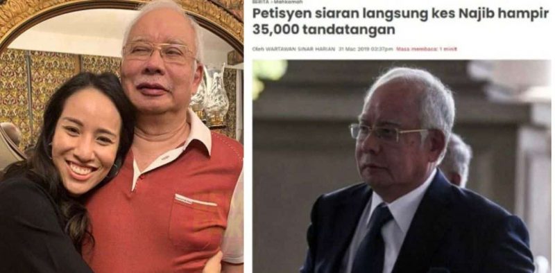 Anak Najib Razak minta PM benarkan siaran langsung perbicaraan kes ayahnya