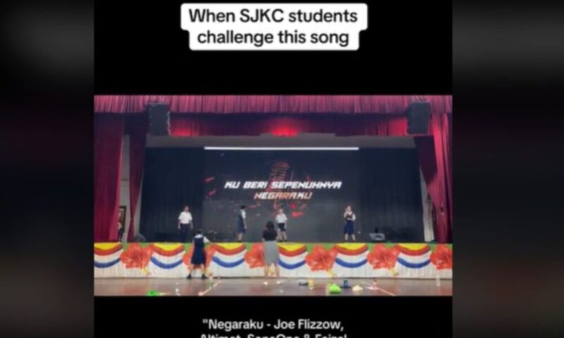 Netizen terpukau dengan persembahan murid SJKC dendang lagu ‘Negaraku’ berserta rap